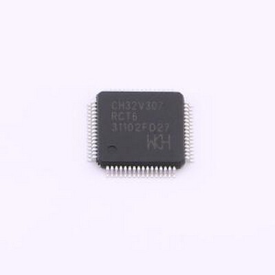 CH32V307RCT6 单片机(MCU/MPU/SOC) CH32V307RCT6 LQFP-64M(10x10