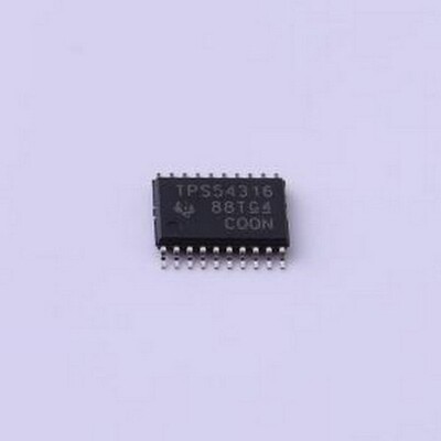 TPS54316PWPR DC-DC电源芯片 3V至6V输入,3A输出同步降压开关稳压