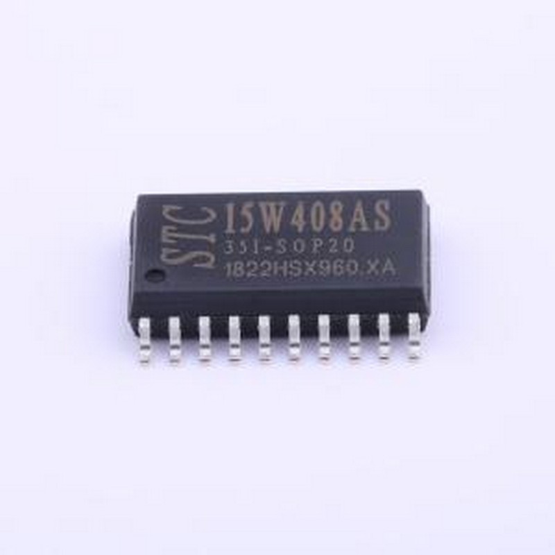 STC15W408AS-35I-SOP20 单片机(MCU/MPU/SOC) STC15W408AS-35I-SO