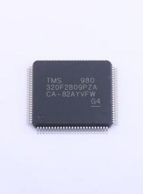 TMS320F2809PZA 单片机(MCU/MPU/SOC) 具有 100MHz 频率、256KB