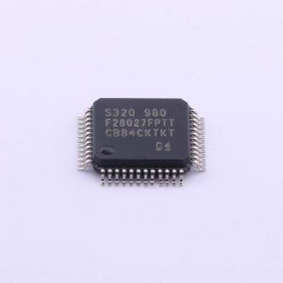 TMS320F28027FPTT 单片机(MCU/MPU/SOC) 具有 60MHz 频率、64KB