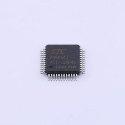 STC8H8K64U-45I-LQFP48 单片机(MCU/MPU/SOC) 宽电压/高速/高可靠
