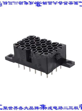 TST24RB06T 针座连接器24POS插座4排5.08mm母形插口通孔直针锡