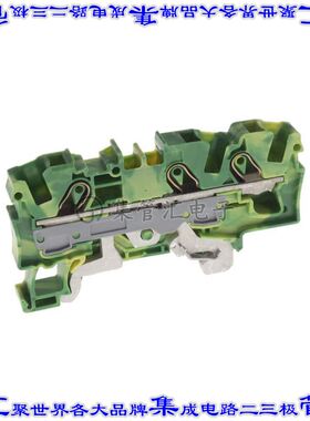 2006-1307 端子块连接器3POS接地地面7.5mm绿色黄色8-14AWG