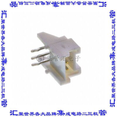 S03B-PASK-2 针座连接器3POS接头2mm公形插针通孔直角锡