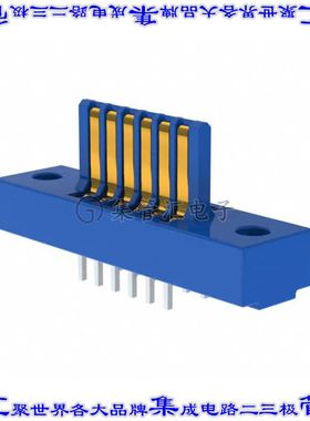 EBC06MMWD 卡边缘连接器12POS公头2排2.54mm蓝色镀金
