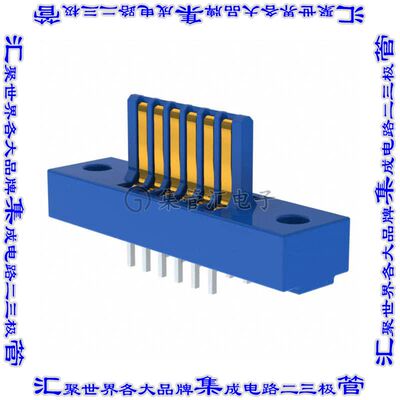 EBC06MMWD 卡边缘连接器12POS公头2排2.54mm蓝色镀金