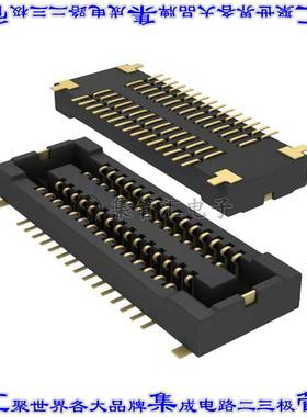 AXT532124 板对板连接器32POS插口外罩触点2排0.4mm表贴SMD镀金