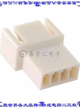 29110043 0029110043矩形连接器外壳4POS插头2.5mm公形引脚乳白自