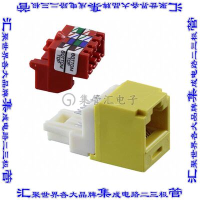 CJ5E88TYL 接插件连接器CONN MOD JACK 8P8C UNSHIELDED
