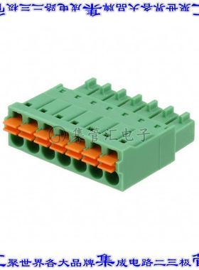1952319 端子块连接器7POS插头母插口3.5mm绿色自由悬挂