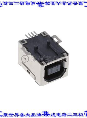 KUSBX-SMTBS1NB30TR 连接器USB-B插座4POS表面贴装直角