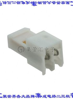 3-641238-2 矩形连接器2POS插座2.54mm母插口白色IDC镀金自由悬挂