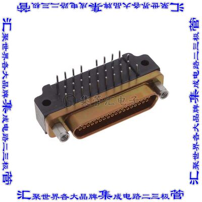 MDM-37SCBRP-L56 连接器37POS插座母插口4排D-TYPE型面板安装通孔