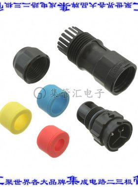 CC-02BMMB-QL8APP 圆形连接器2(电源)插座公形引脚螺钉镀金自由悬