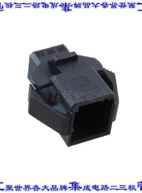 1-1903131-3 矩形连接器外壳6POS插头2排2.5mm公形引脚黑色面板安