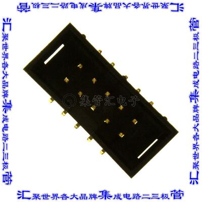 SBH11-NBPC-D05-SM-BK 针座连接器10POS接头2排2.54mm公形插针表