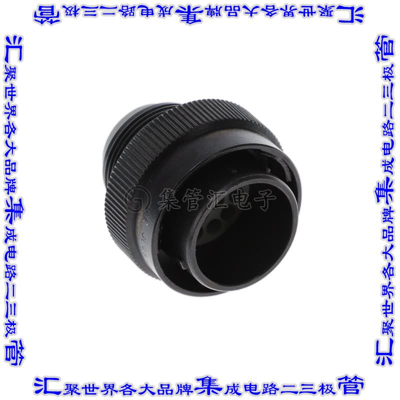 JL05-6A20-29PC-F0-R 圆形连接器17(16+PE)插头外壳用于公插针黑