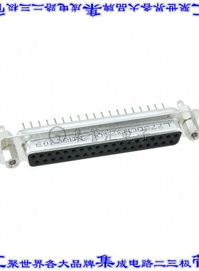 L77SDCH37SOL2RM8C309 连接器37POS插座母插口2排D-Sub通孔