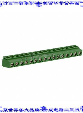 1-282837-6 线对板连接器16POS接线端子5.08mm通孔水平带板