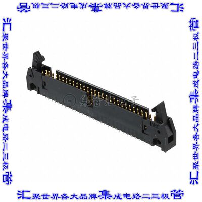 1-5499160-1 针座连接器60POS接头2排2.54mm公形插针通孔直针镀金