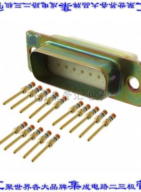 DAMAM-15P 连接器15POS插头公引脚2排D-Sub面板安装