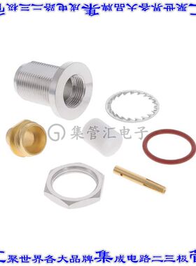 R161337200 同轴连接器N型插孔母形插口焊接50欧姆面板安装