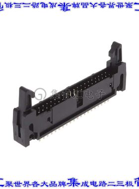 MHR-40-VUAL 针座连接器40POS接头2排2.54mm公形插针通孔直针镀金