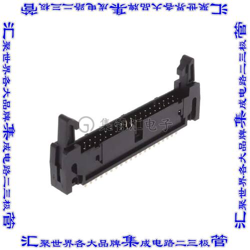 MHR-40-VUAL 针座连接器40POS接头2排2.54mm公形插针通孔直针镀金