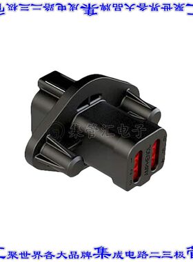 AT04-6P-PM13 矩形连接器外壳6POS插座3排公形引脚黑色面板安装