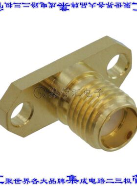 132167 同轴连接器SMA插座母插槽焊片50欧姆面板安装