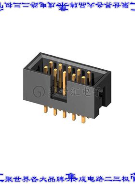 CH87102V200 针座连接器10POS接头2排2.54mm公形插针通孔直针镀金