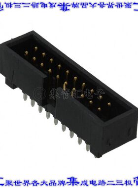 702462002 0702462002针座连接器20POS接头2排2.54mm公形插针通孔