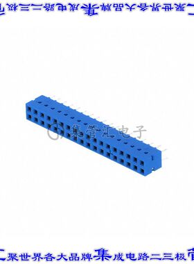 76342-318LF 针座连接器36POS插座2排2.54mm母形插口通孔直针镀金