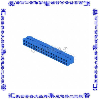 76342-318LF 针座连接器36POS插座2排2.54mm母形插口通孔直针镀金