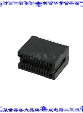 RBB10DHRN 卡边缘连接器20POS母头2排1.27mm黑色镀金