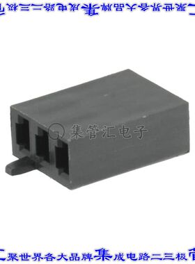 87159-4 矩形连接器外壳3POS插座3.96mm母形插口黑色自由悬挂