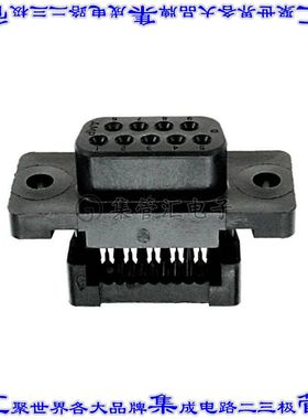 1658614-4 连接器9POS插座母插口2排D-Sub自由悬挂