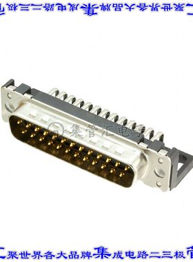 9653626811 09653626811连接器25POS插头公引脚2排D-Sub通孔直角