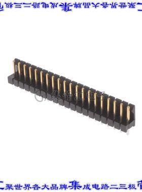 LCW-120-07-L-S-230 针座连接器20POS接头2.54mm公形插针通孔直针