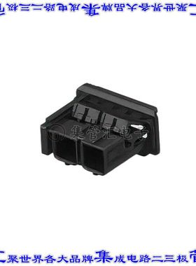 2305974-1 矩形连接器外壳2POS插座7.8mm母形插口黑色自由悬挂