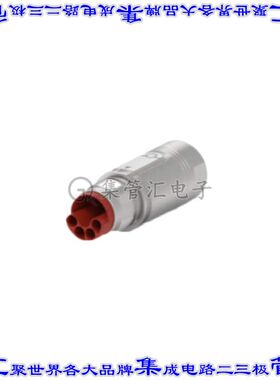 HKA407N00580100000 圆形连接器插座外壳用于公插针银色自由悬挂