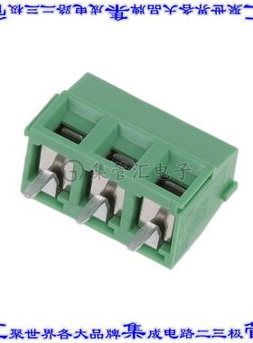 OSTYC032150 线对板连接器3POS接线端子5.08mm通孔水平带板