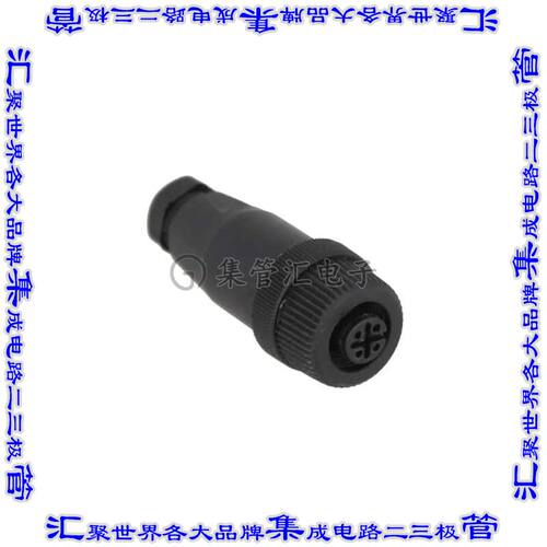 CNF12-S5SP0-PP7 圆形连接器5POS插头母插口螺钉镀金自由悬挂