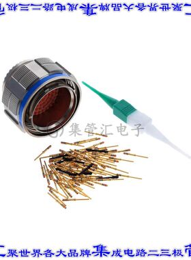 KJA6T21F35PN 圆形连接器79POS插头公引脚压接镀金自由悬挂