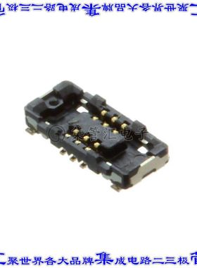 AXG106144A 板对板连接器6POS插口中央触点带2排0.35mm表贴SMD镀