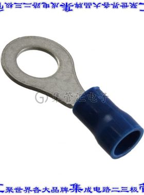 34162 环形连接器端子圆形1/4接线柱14-16AWG压接