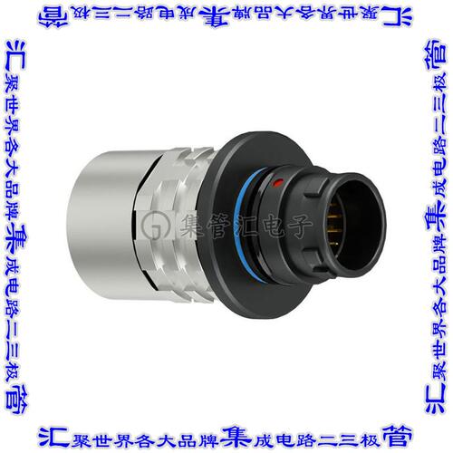 A10WCM-P09XMM0-0000 圆形连接器9(3+6电源)插头公引脚焊杯镀金自