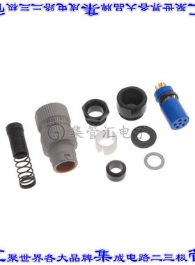 AJ-166/14-5 圆形连接器6POS插头公引脚焊杯镀金自由悬挂