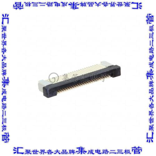 ZF5S-25-01-T-WT 连接器25POS FFC/FPC 0.5mm触点底部表面贴装直